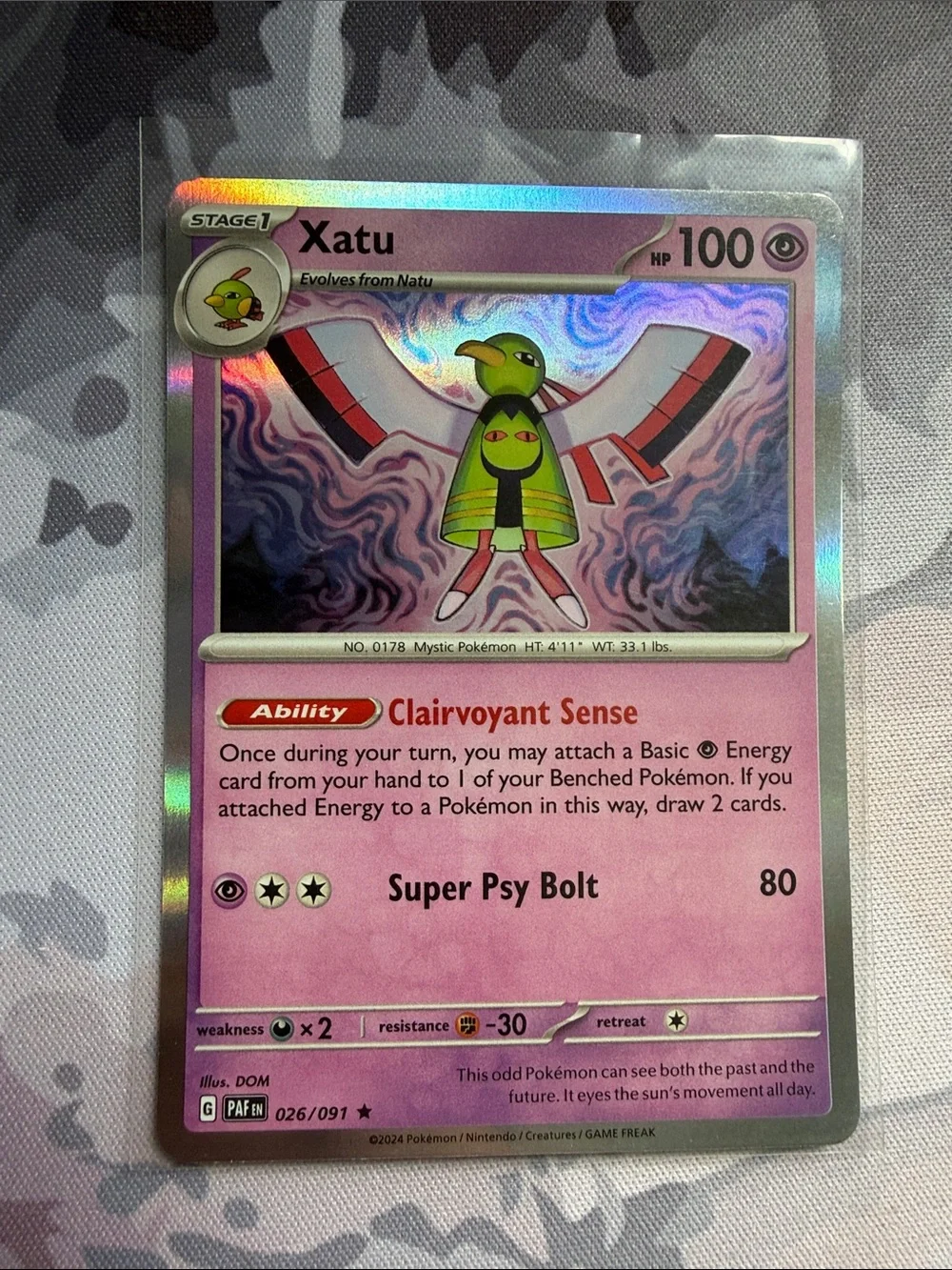 Natu & Xatu Pokémon Evolution Card Lot 🔮 Reverse Holo | 3 Cards ✨5/$25✨